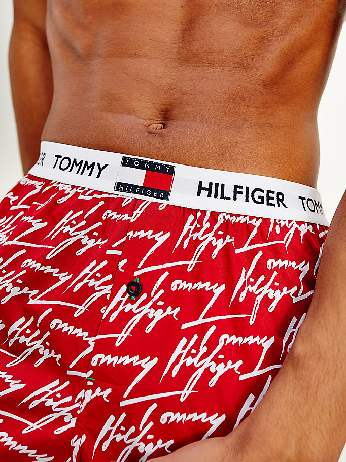 Tommy Hilfiger Star Print Woven Boxers Undertøy Herre Gull | KRZHAW-659