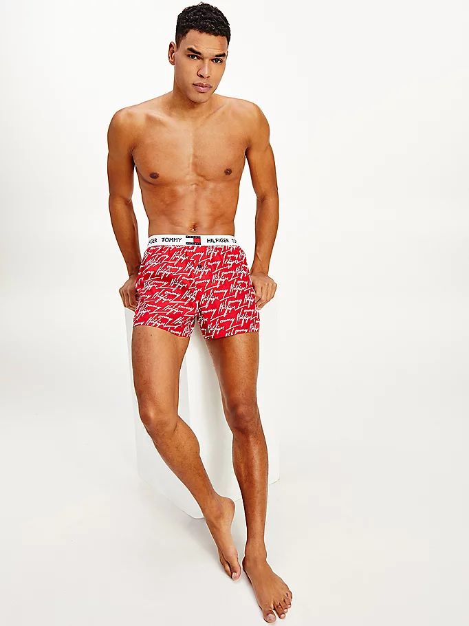 Tommy Hilfiger Star Print Woven Boxers Undertøy Herre Gull | KRZHAW-659