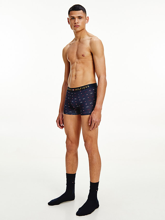 Tommy Hilfiger Stretch Bomull Trunks And Socks Set Undertøy Herre Brune | WKHQOB-038