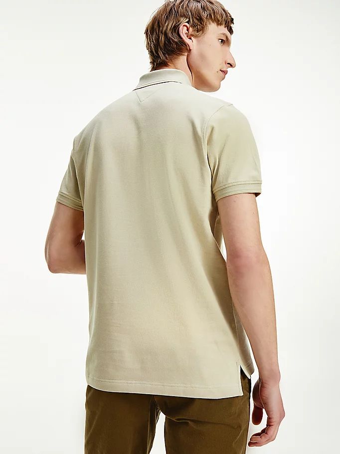 Tommy Hilfiger Stretch Organic Bomull Slim Fit Polo T Skjorte Herre Khaki | WECDOA-582