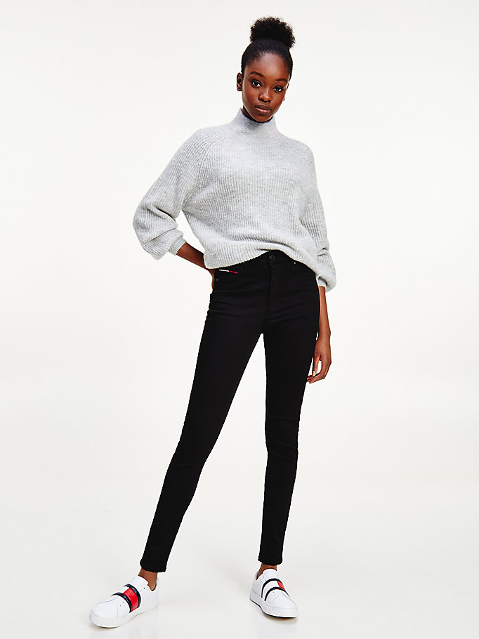 Tommy Hilfiger Sylvia High Rise Skinny Jeans Dame Blå | SKTOFX-031