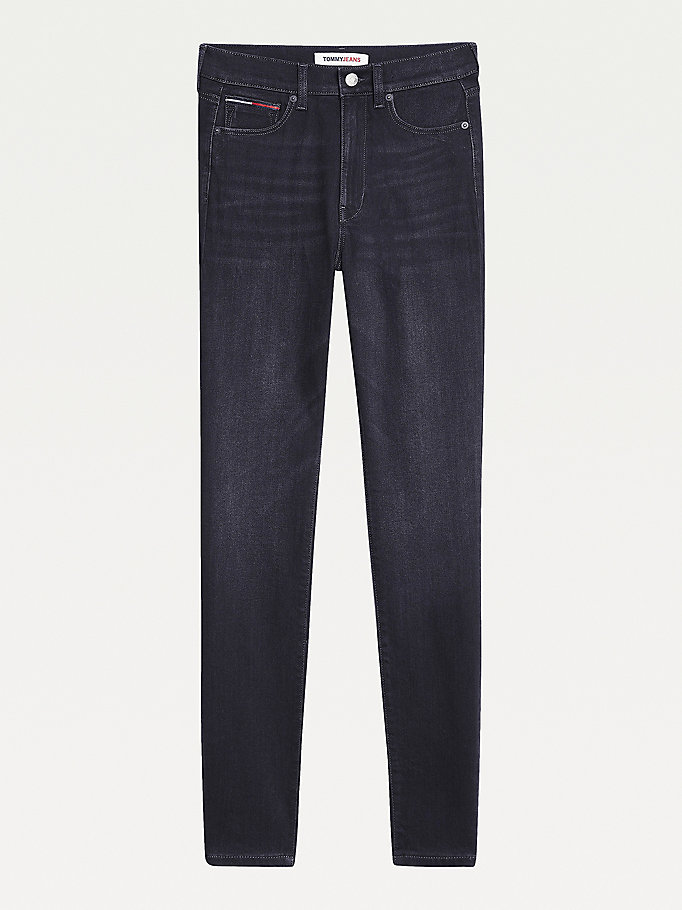 Tommy Hilfiger Sylvia High Rise Super Skinny Jeans Dame Blå | OBFJCN-124