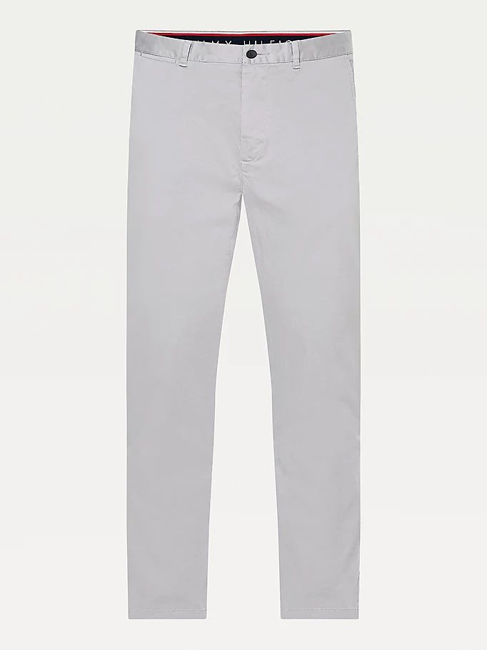 Tommy Hilfiger Th Flex Bleecker Satin Slim Bukser Herre Grå | RIDQMW-823