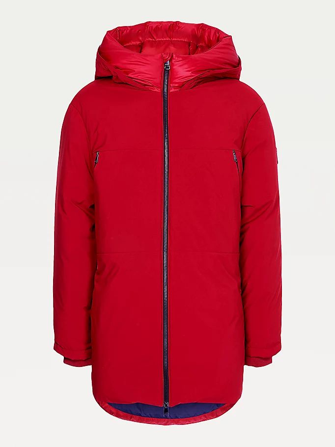 Tommy Hilfiger Th Tech Warm Filled Puffer Frakker Herre Rød | TGVPFK-972