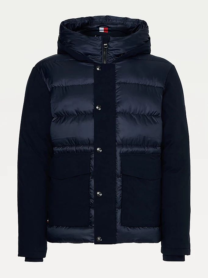 Tommy Hilfiger Th Warm Tech Filled Puffer Jakke Herre Blå | AHEIWZ-214