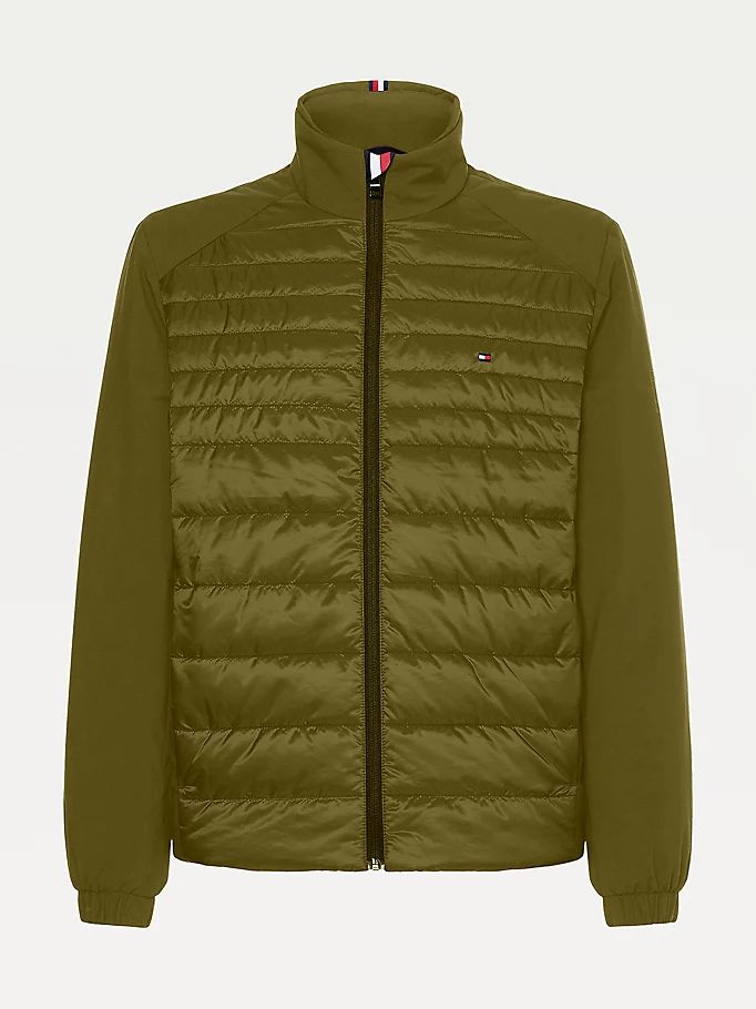 Tommy Hilfiger Th Warm Tech Padded Front Jakke Herre Brune | LWJSVQ-235