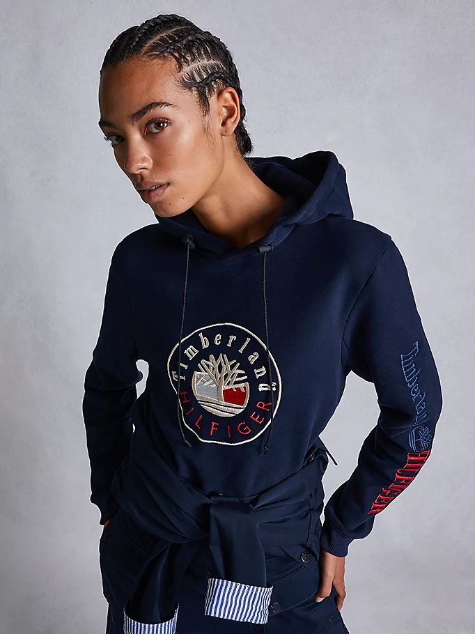 Tommy Hilfiger Tommyxtimberland Dual Gender Logo Hettegensere Herre Blå | GQXKLR-842