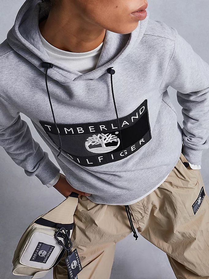 Tommy Hilfiger Tommyxtimberland Dual Gender Logo Hettegensere Herre Grå | HMSDFL-450