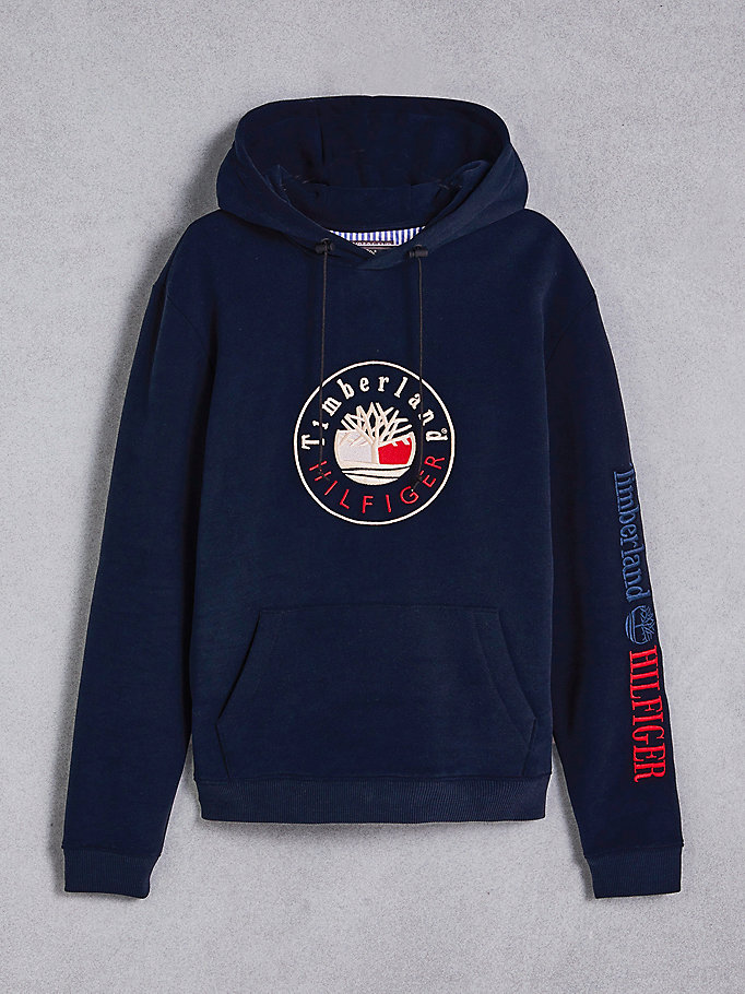 Tommy Hilfiger Tommyxtimberland Dual Gender Logo Hettegensere Herre Blå | HSDQRB-146