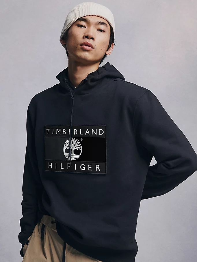 Tommy Hilfiger Tommyxtimberland Dual Gender Logo Hettegensere Herre Svarte | JTPOHN-129