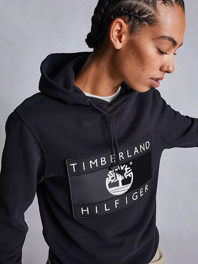 Tommy Hilfiger Tommyxtimberland Dual Gender Logo Hettegensere Herre Svarte | JTPOHN-129