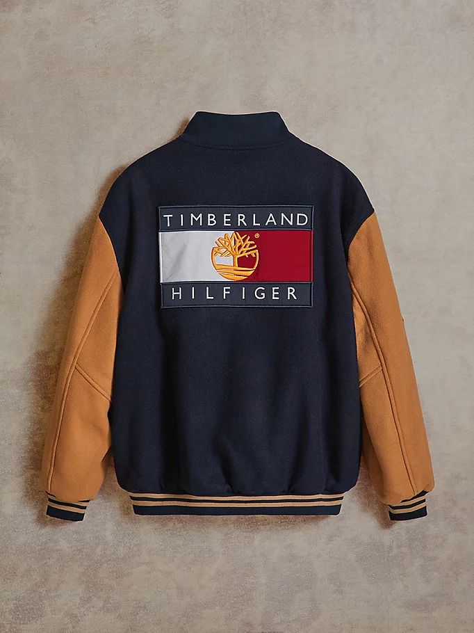 Tommy Hilfiger Tommyxtimberland Dual Gender Reversible Varsity Jakke Herre Blå | LEFPZW-490