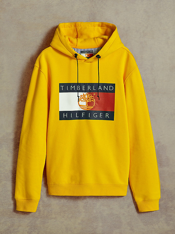 Tommy Hilfiger Tommyxtimberland Dual Gender Flag Hettegensere Herre Gul | OYDLJG-018