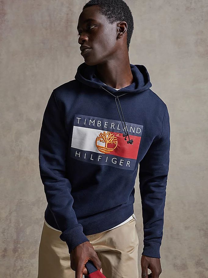 Tommy Hilfiger Tommyxtimberland Dual Gender Flag Hettegensere Herre Blå | STCRZA-065