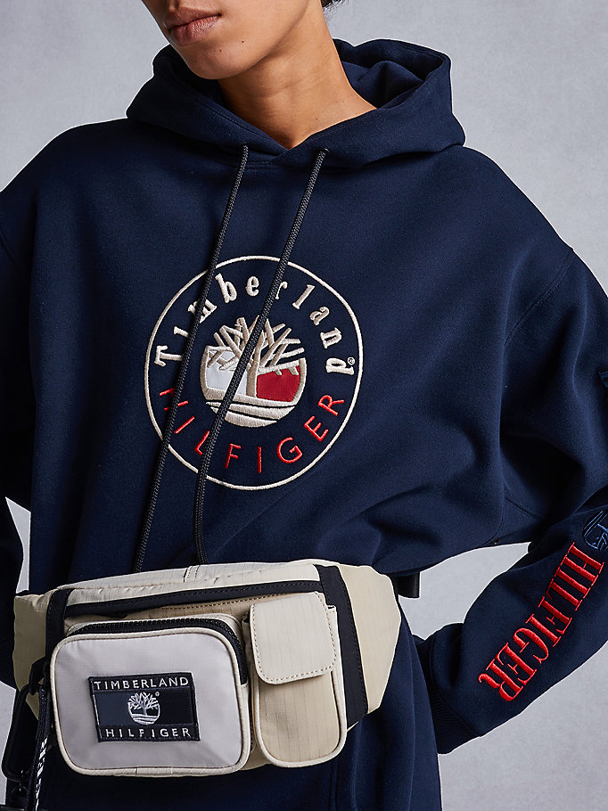 Tommy Hilfiger Tommyxtimberland Logo Kjoler Dame Blå | CYPVQM-365