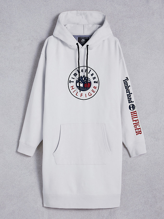 Tommy Hilfiger Tommyxtimberland Logo Kjoler Dame Hvite | NLUMDB-349