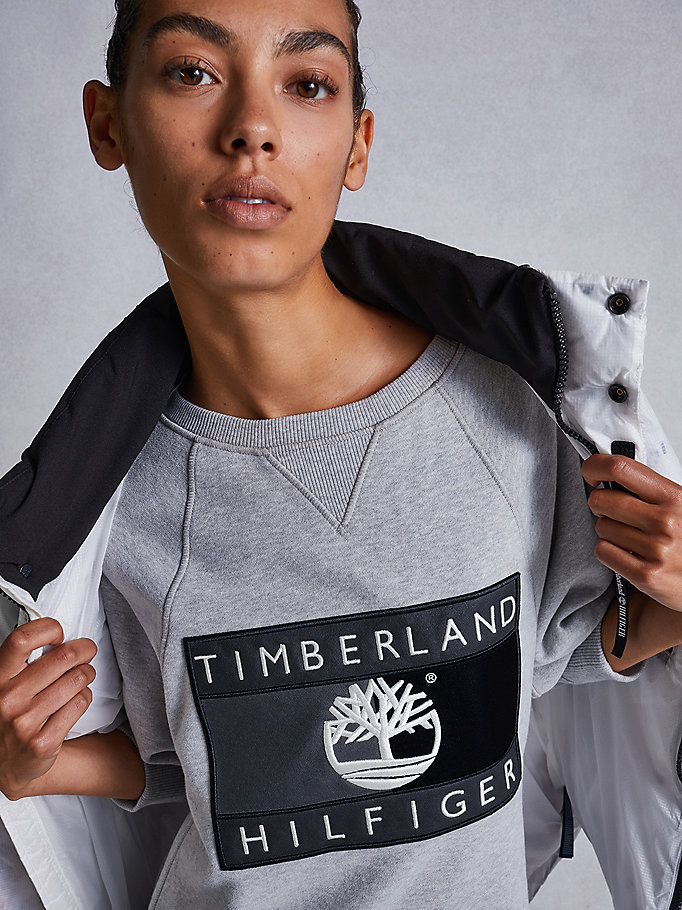 Tommy Hilfiger Tommyxtimberland Midi Kjoler Dame Grå | GMBQRZ-658