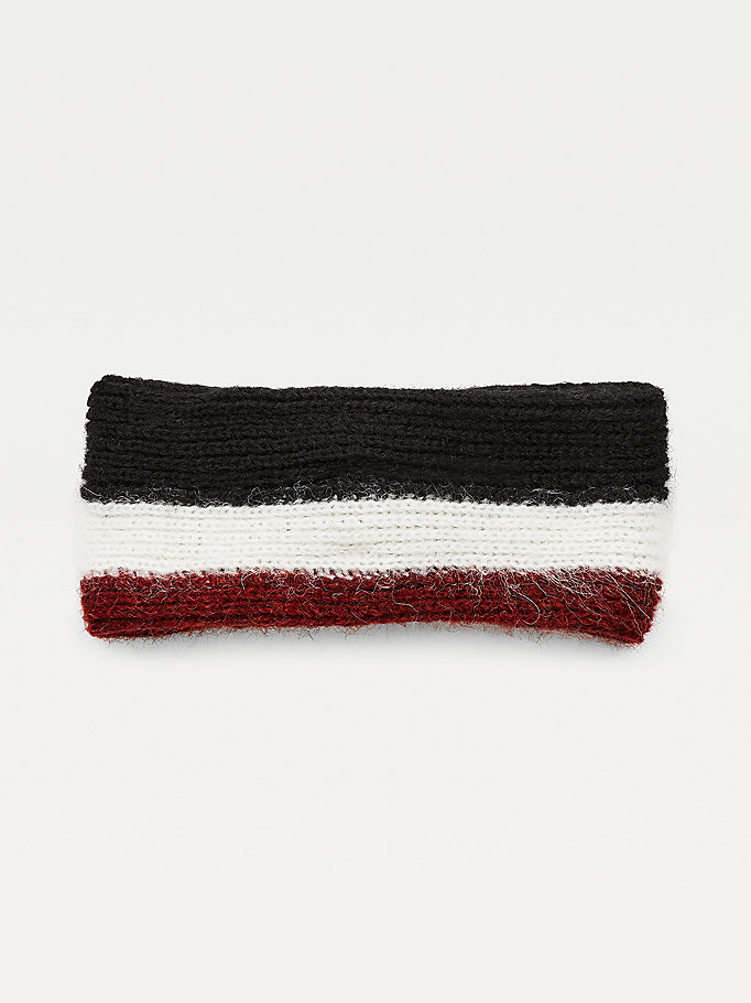 Tommy Hilfiger Twist Stripe Headband Hatt Dame Blå | WDCFXV-412