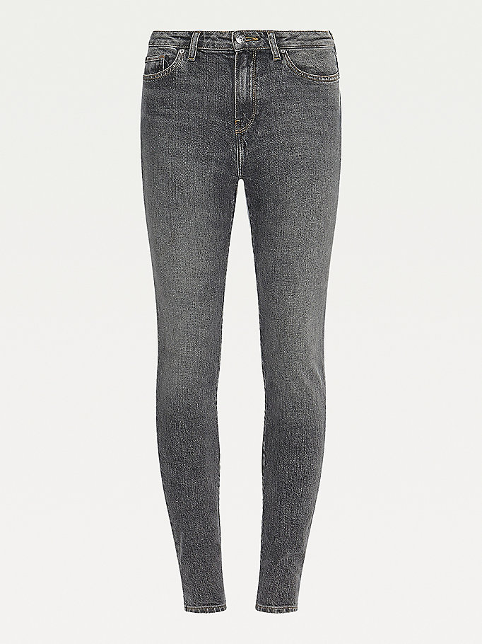 Tommy Hilfiger Venice Mid Rise Slim Jeans Dame Blå | IDHFQS-340