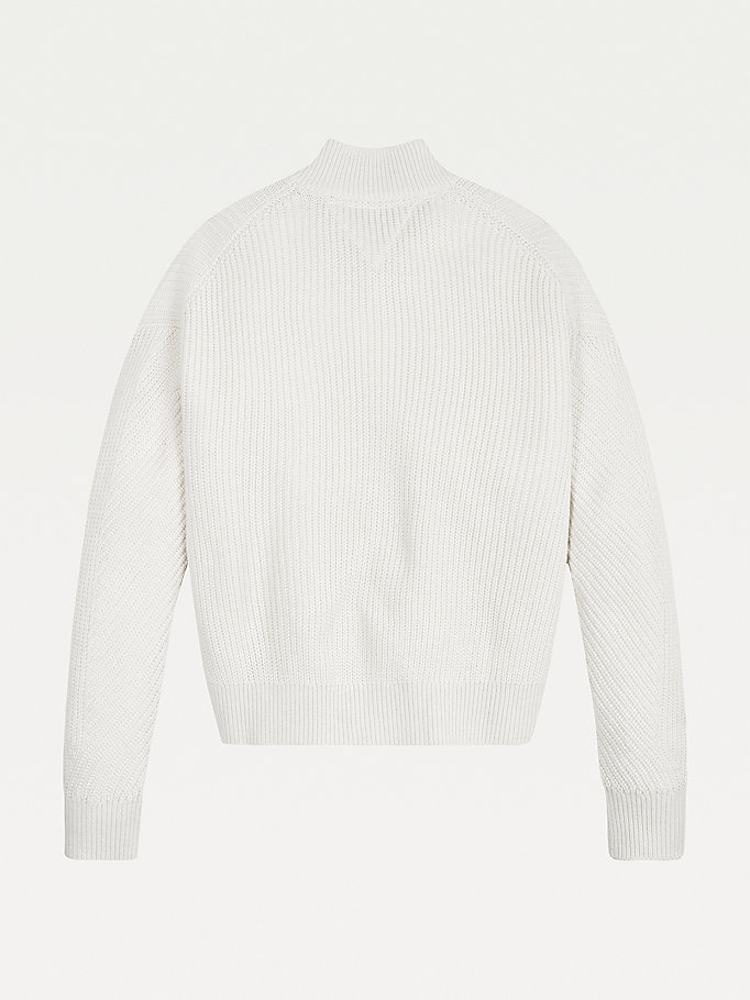 Tommy Hilfiger Wool-Blend Knitted Bluse Jente Gul | NJGILT-857