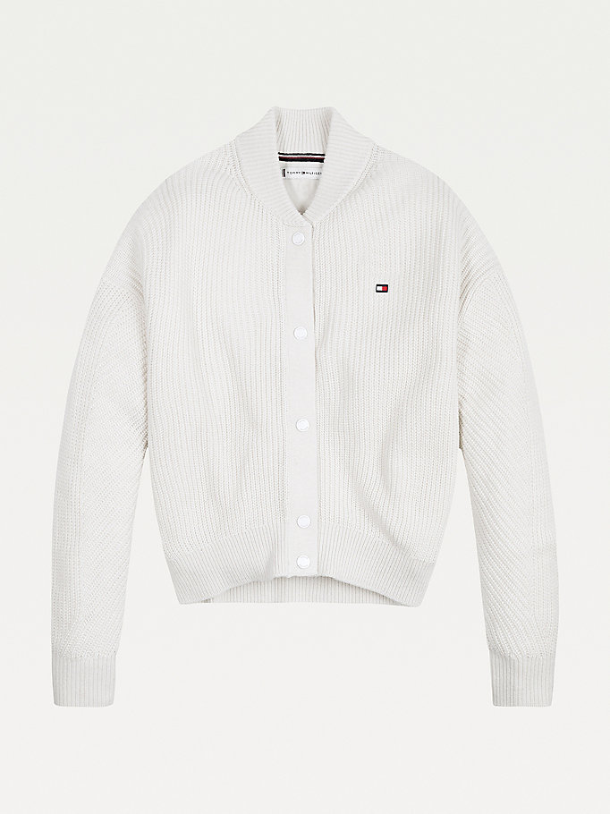 Tommy Hilfiger Wool-Blend Knitted Bluse Jente Gul | NJGILT-857