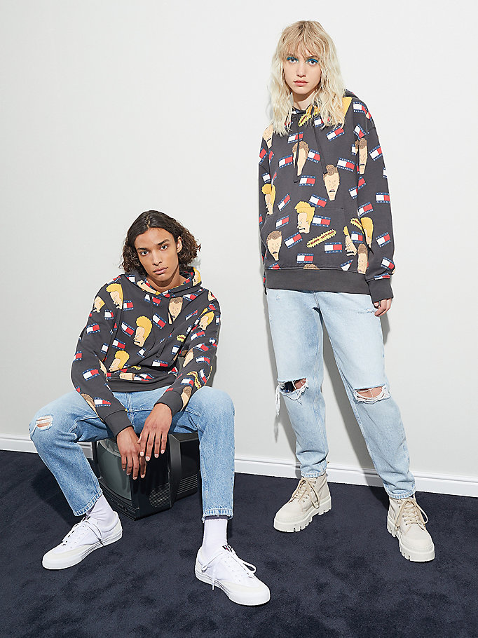 Tommy Hilfiger X Beavis And Butt-Head Hettegensere Herre Svarte | GZQOIB-217