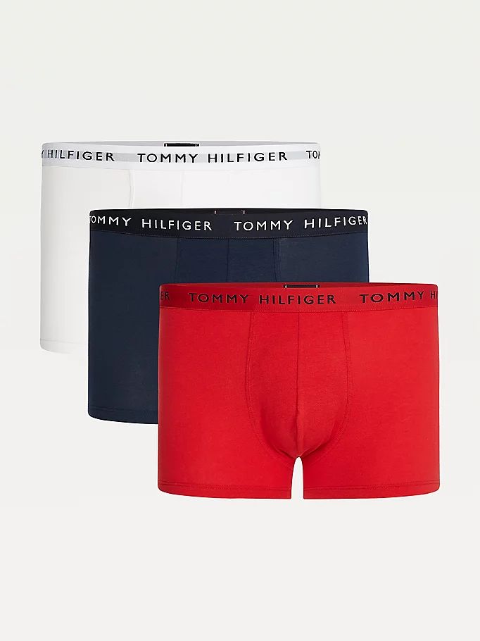 Tommy Hilfiger 3-Pack Essential Logo Undertøy Herre Hvite | ULEBCI-024