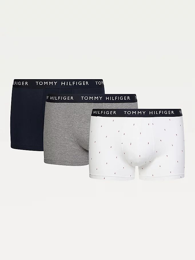 Tommy Hilfiger 3-Pack Essential Recycled Bomull Trunks Undertøy Herre Svarte | BVXPQE-961