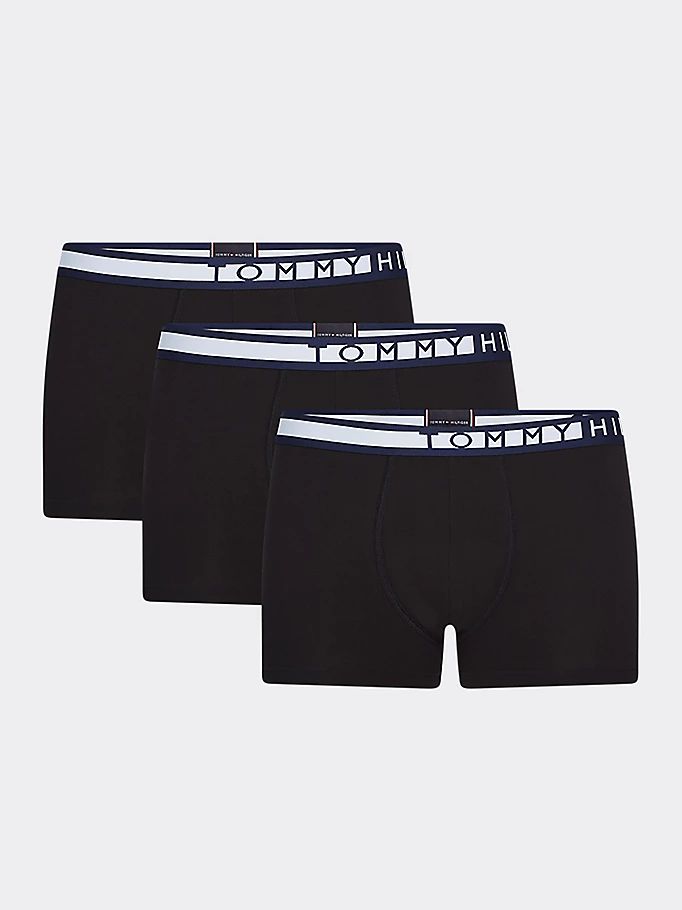 Tommy Hilfiger 3-Pack Statement Undertøy Herre Svarte | XCQUJY-421