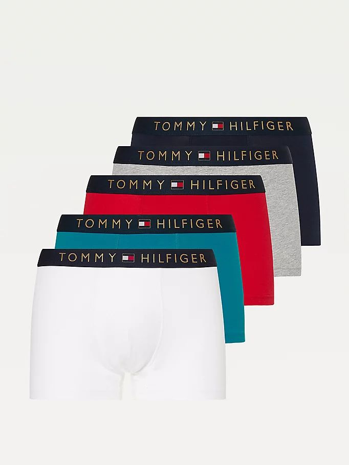 Tommy Hilfiger 5-Pack Logo Undertøy Herre Brune | TJSFGU-120