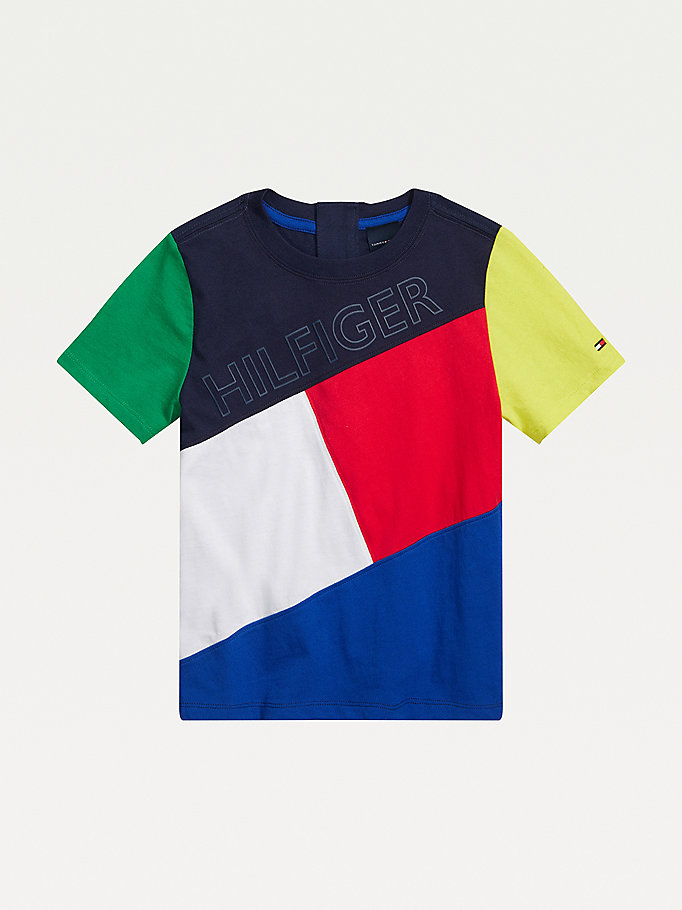 Tommy Hilfiger Adaptive Seated Fit Long Sleeve T-skjorte Gutt Flerfarvede | UTOLHS-839