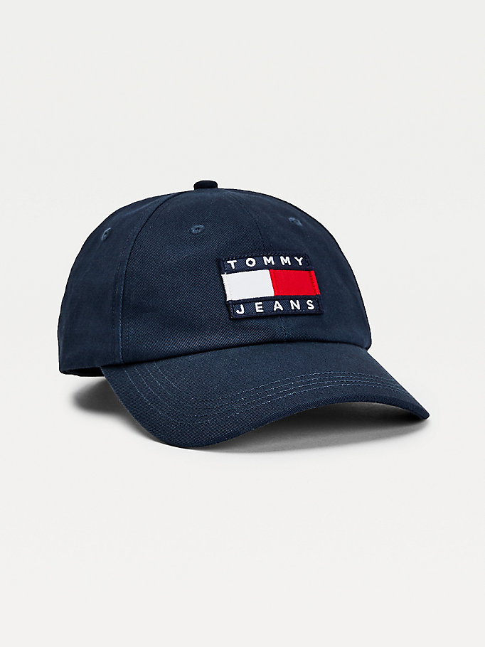 Tommy Hilfiger Badge Baseball Hatt Dame Blå | LWICAG-531