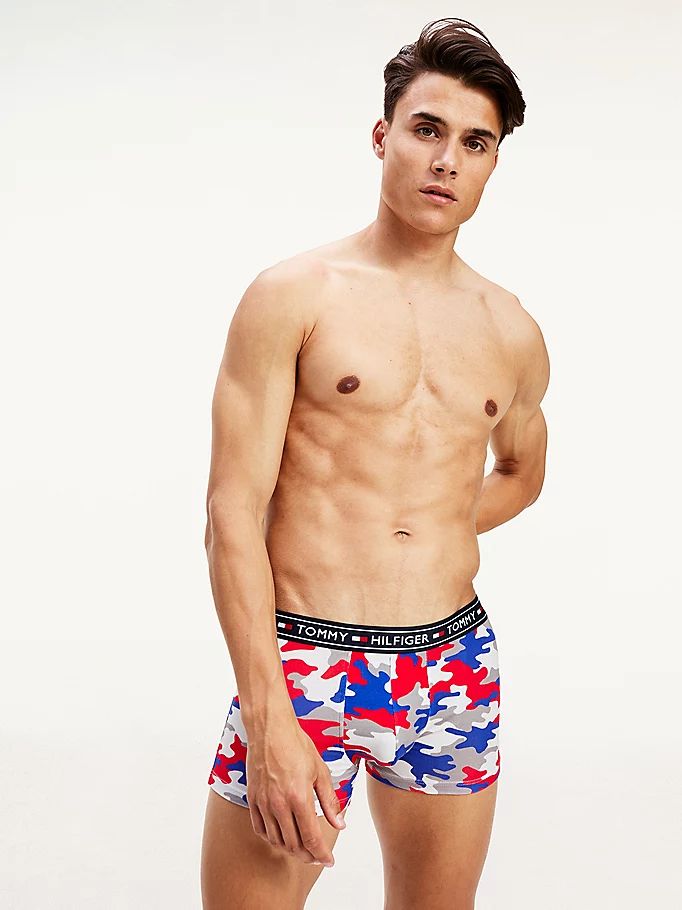 Tommy Hilfiger Camouflage Print Trunks Undertøy Herre Grønn | XUOKFQ-032