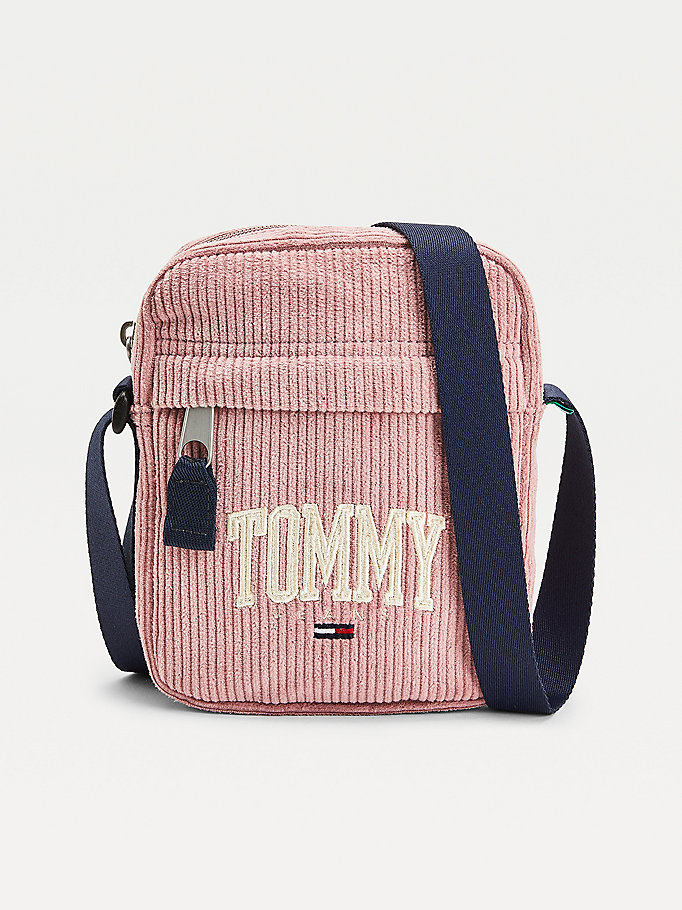 Tommy Hilfiger College Crossbody Veske Herre Rosa | EYXGAC-589