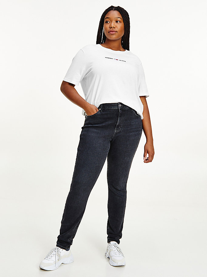 Tommy Hilfiger Curve Melany Ultra High Rise Super Skinny Jeans Dame Blå | KBTSWU-618