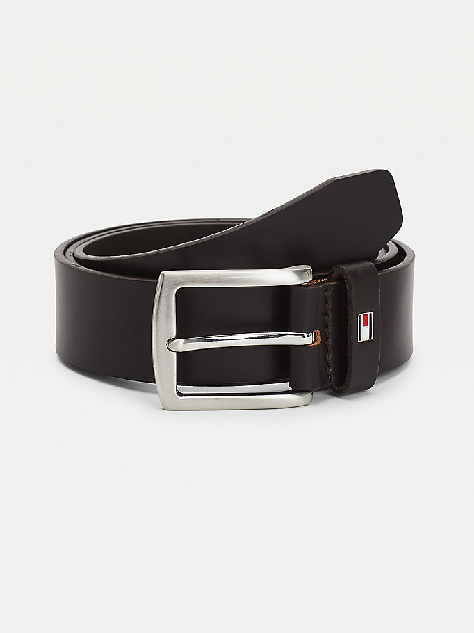 Tommy Hilfiger Denton Lær Belte Herre Brune | BMWYDX-089