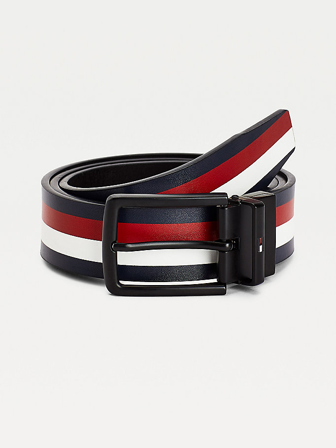 Tommy Hilfiger Denton Reversible Lær Belte Herre Blå | PSDQFO-132