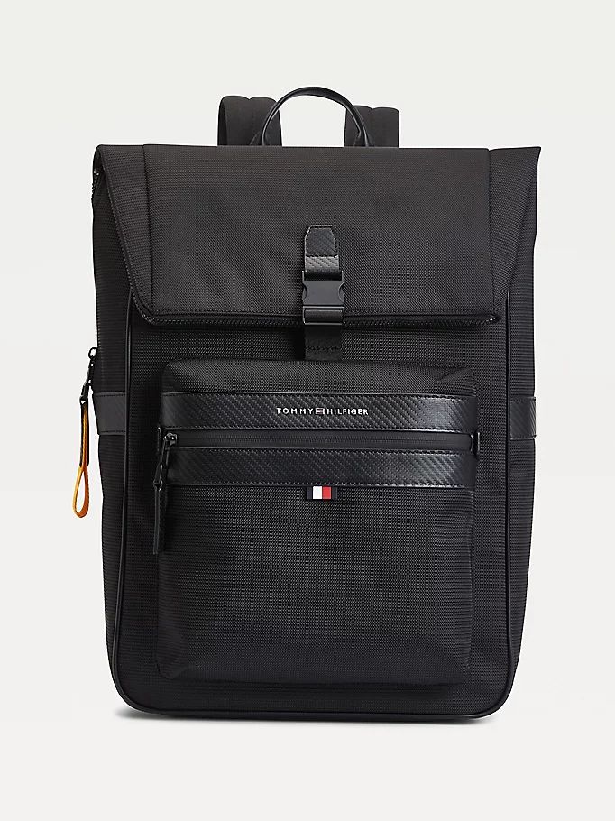 Tommy Hilfiger Elevated Flap Ryggsekk Herre Svarte | EYKGBV-573