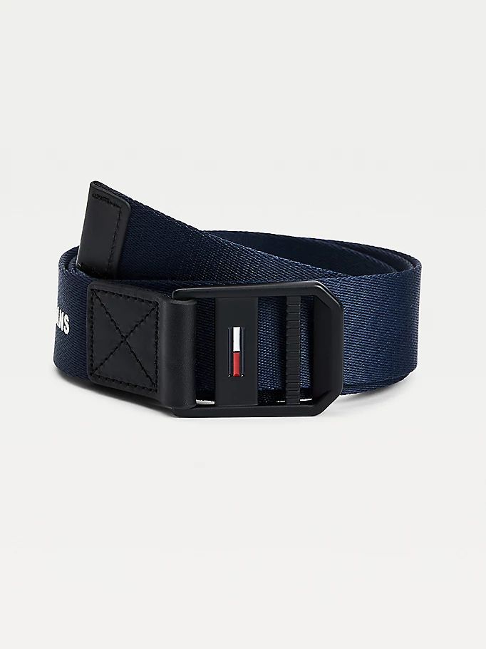 Tommy Hilfiger Essential Webbing Logo Belte Herre Blå | TMLXGY-190