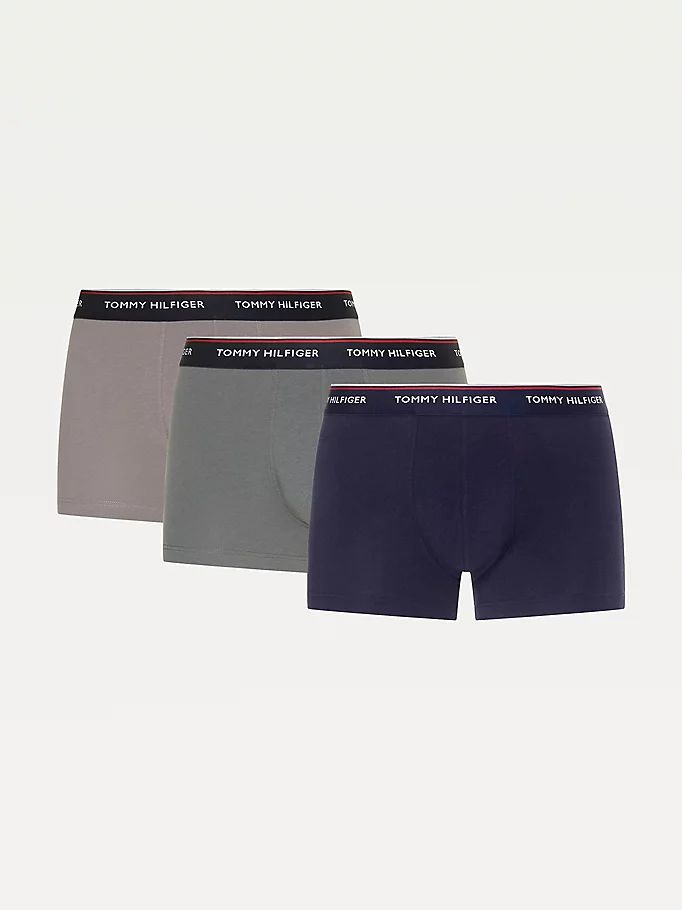 Tommy Hilfiger Exclusive 3-Pack Organic Bomull Trunks Undertøy Herre Beige | JBRFVI-396