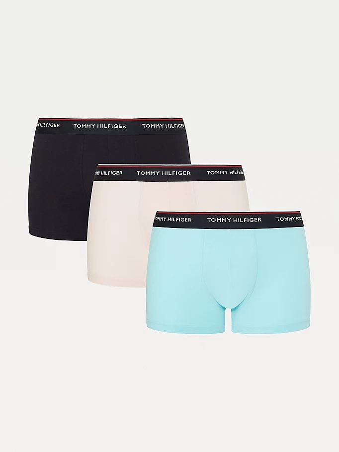 Tommy Hilfiger Exclusive 3-Pack Organic Bomull Trunks Undertøy Herre Lilla | YDLJSQ-307