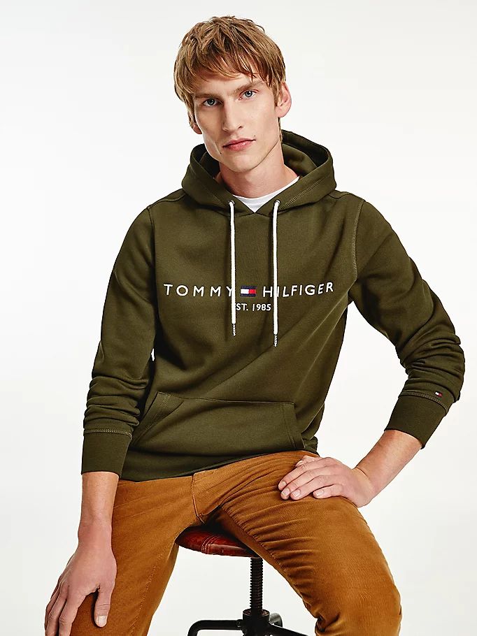 Tommy Hilfiger Exclusive Logo Hettegensere Herre Brune | DUEQGY-901