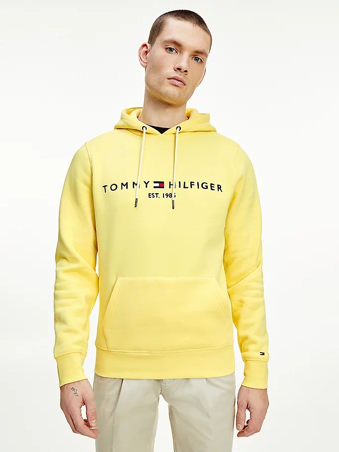 Tommy Hilfiger Exclusive Logo Hettegensere Herre Gul | MUSJTE-037