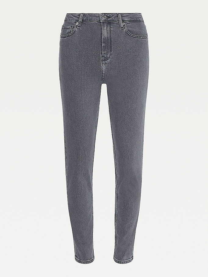 Tommy Hilfiger Gramercy Mom High Rise Jeans Dame Blå | UFMYKT-632