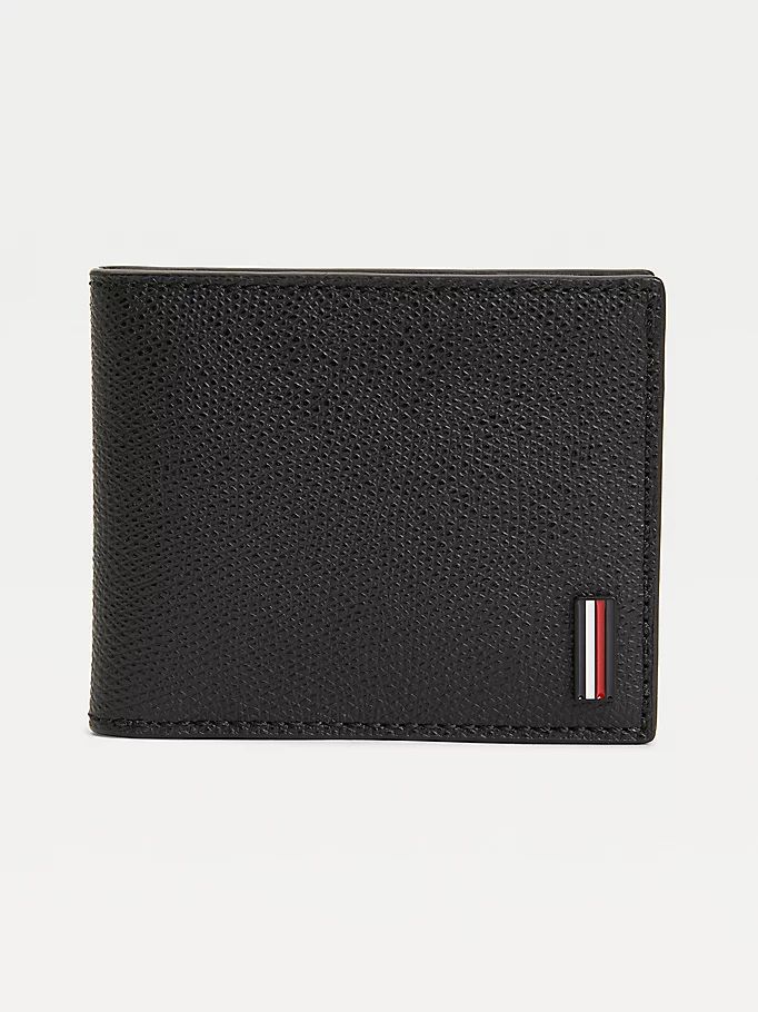 Tommy Hilfiger Lær Small Credit Card Lommebok Herre Svarte | VDNAMW-635