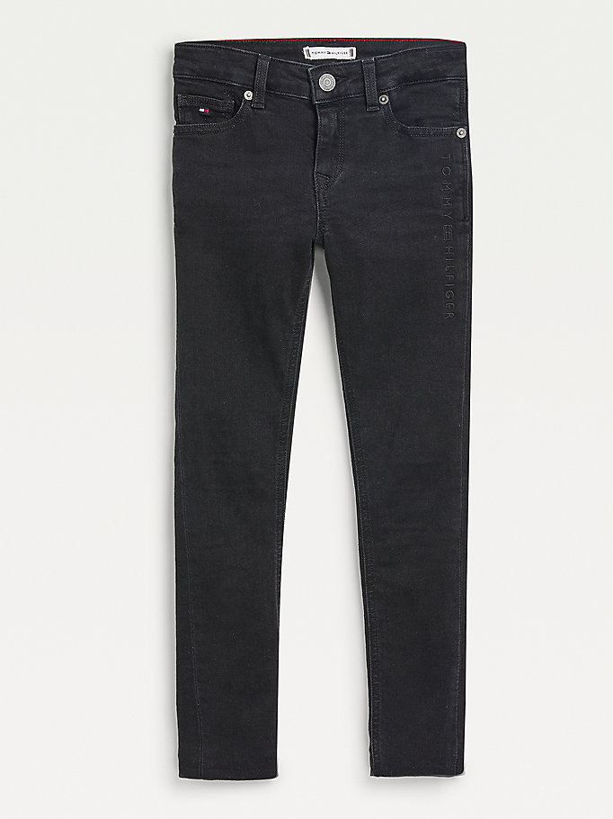 Tommy Hilfiger Nora Faded Jeans Jente Blå | GEDYIK-739