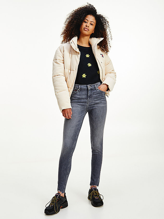 Tommy Hilfiger Nora Mid Rise Skinny Jeans Dame Blå | AIJDVY-340