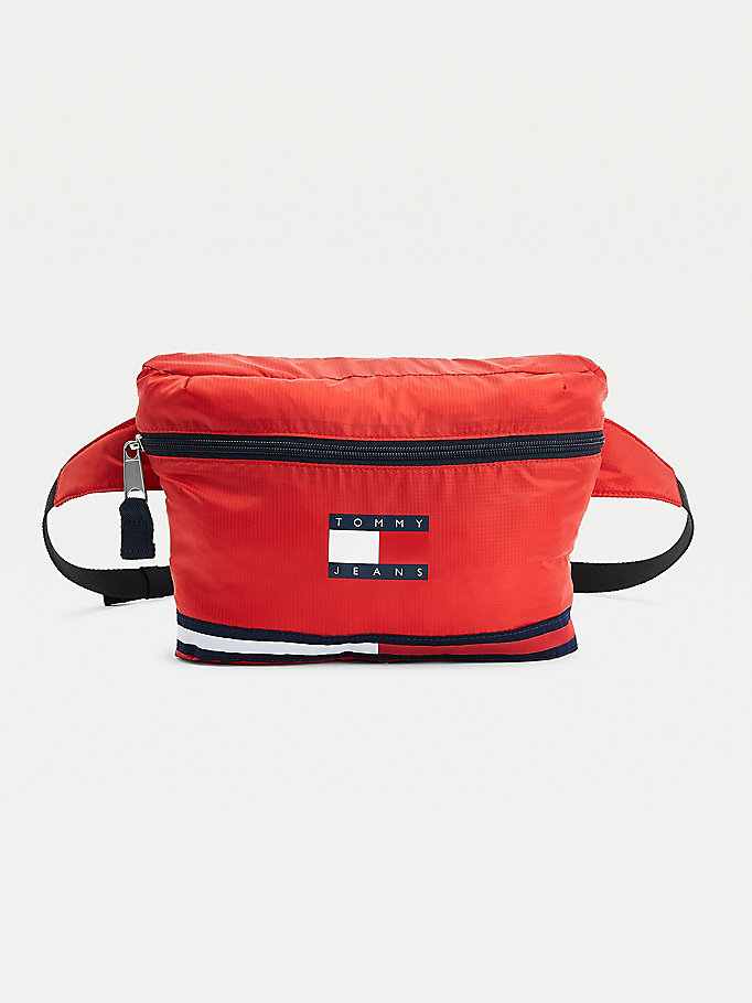 Tommy Hilfiger Packable Poncho Crossbody Veske Dame Rød | RICBFM-487