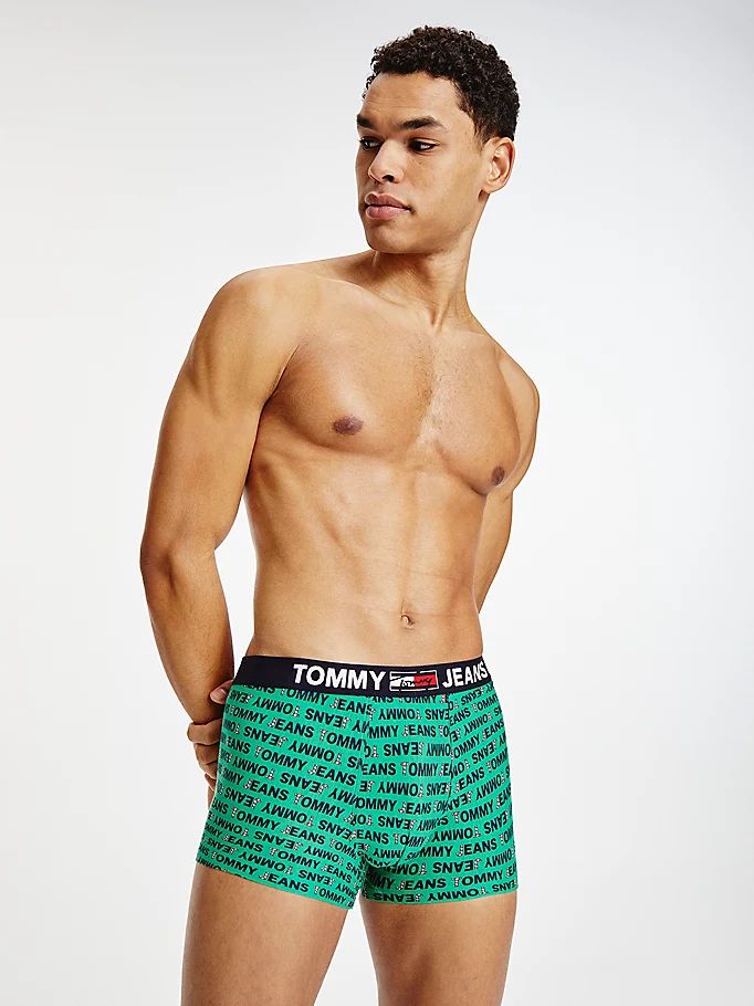 Tommy Hilfiger Print Bomull Trunks Undertøy Herre Beige | RIPGHJ-928