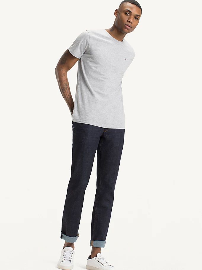 Tommy Hilfiger Regular Fit Crew T-skjorte Herre Grå | NWCBVY-485